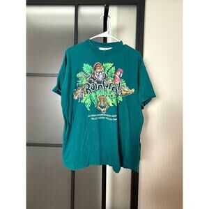 Vintage Walt Disney World Rainforest Cafe Tshirt Size XL